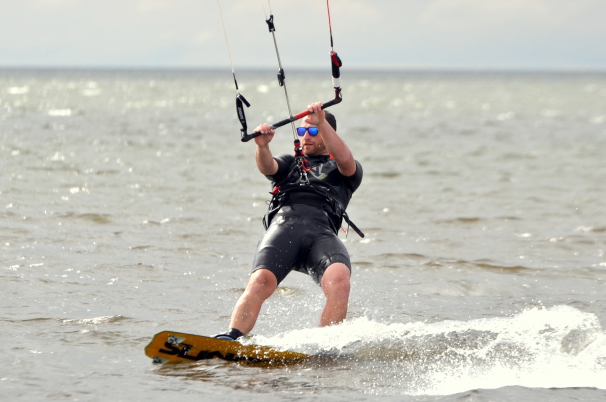 Learning to kite surf